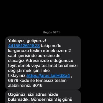 Aras Kargo Televizyonu Kapıya Çıkarmıyor
