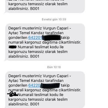 Sürat Kargo Teslimat Yapmama Politikası