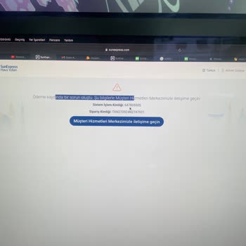 Sunexpress Müşteri Hizmetleri Ayıbı