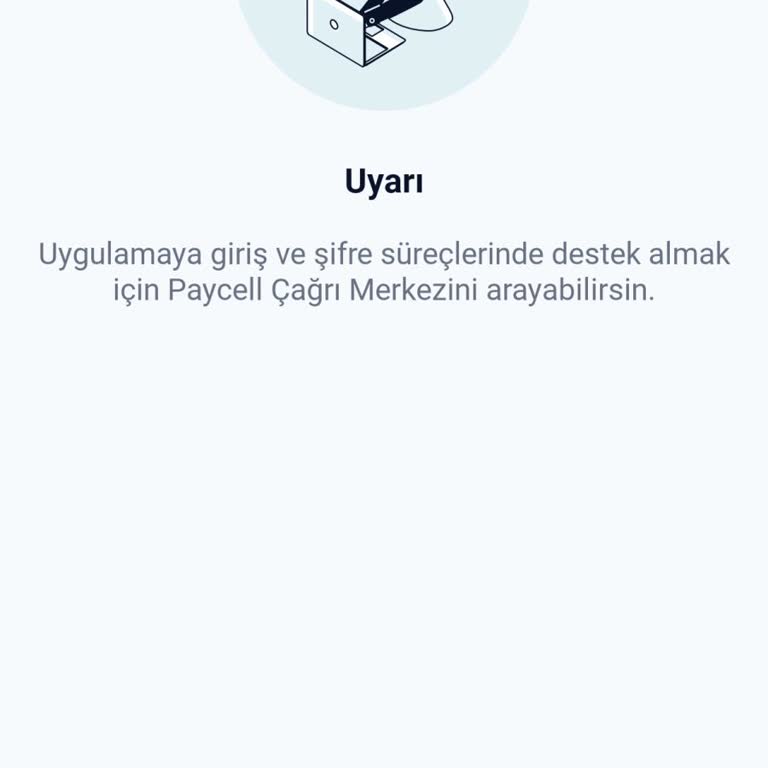 Paycell Blokemi Açın. Lütfen