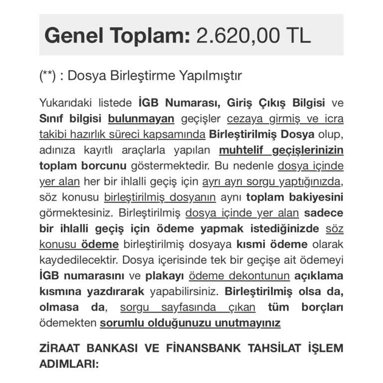 Otoyol Aş Bilgilendirme Mesajı Atmadan Ceza Mesajı Yollamış.