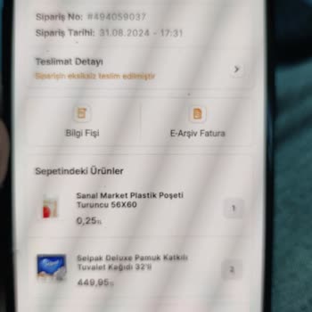 Migros Sanal Market'te Eksik Ürün Ve İade Sorunu