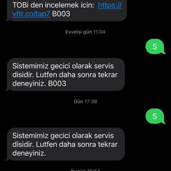 Vodafone Yanımda Uygulamasına Giriş Yapamama Sorunu