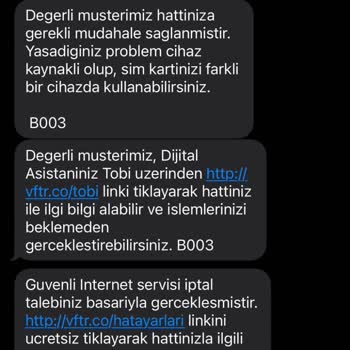 Vodafone Yanımda Uygulamasına Giriş Yapamama Sorunu
