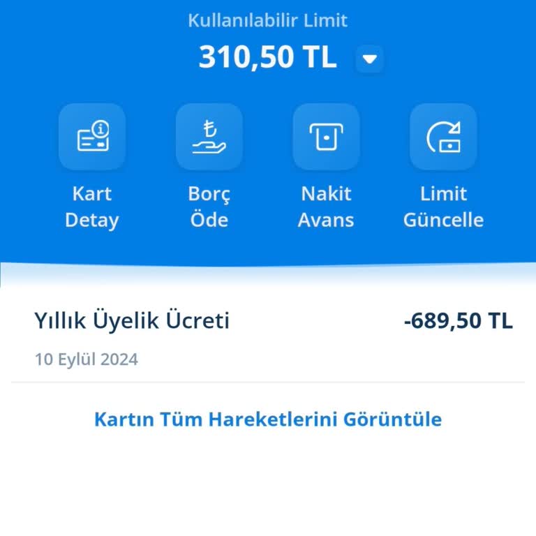 Denizbank Yıllık Kart Aidat Ücreti