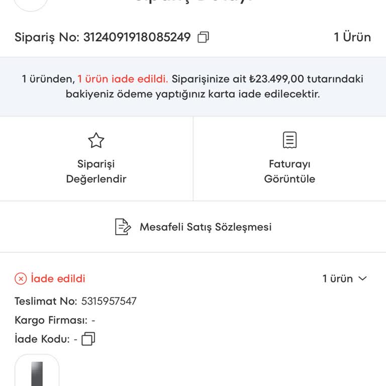 A101 Gerekçesiz Siparişim İptal Edildi