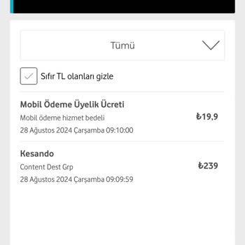 Faturama Bilgim Dışında Ek Ücretler Yansıtılıyor