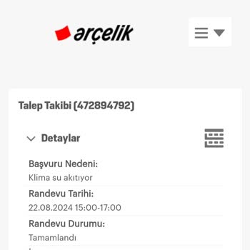 Arçelik Klimamın Bitmek Bilmeyen Su Akıtma Sorunu