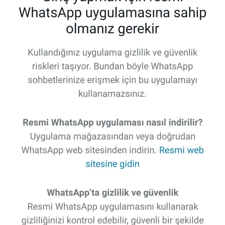 WhatsApp Banlama Ortada Bir Yanlış Anlaşılma Var