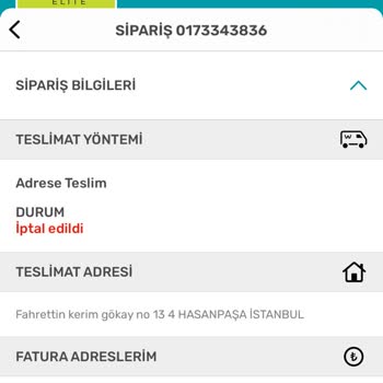 Watsons Sürpriz Kutu Siparişi İptali