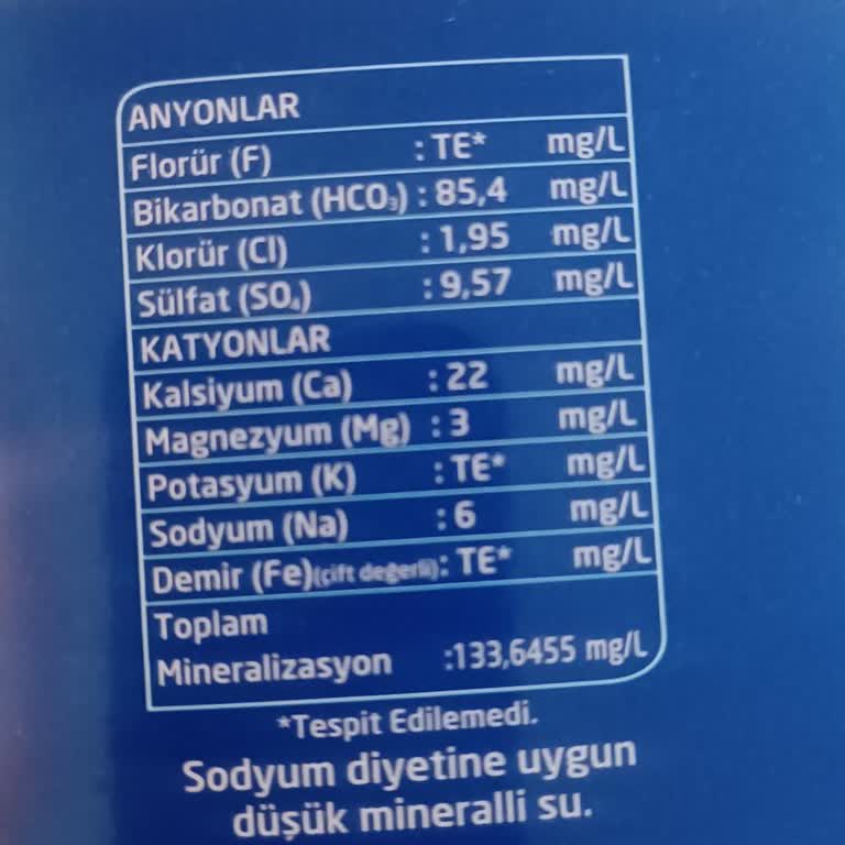 Sırma Su Alüminyum Değeri Yazmamış