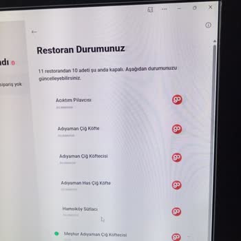 Yemeksepeti Sayfalarım Kapalı Mağdurum