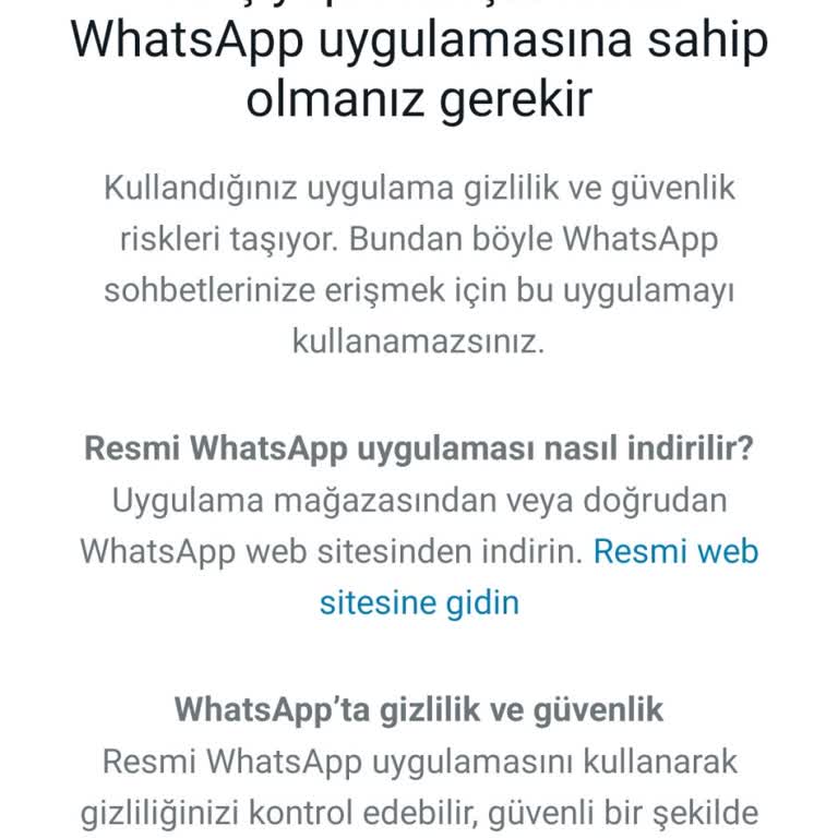 WhatsApp Yeni Telefon Kayıt Sorunu