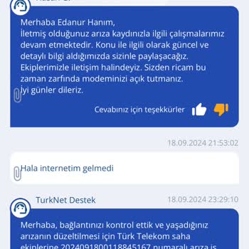 TurkNet İnternetim Kesildi Çözüm İçin 10 Gündür Oyalanıyorum.