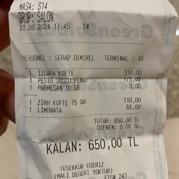 Green Salads Müşteri Memnuniyeti Hakkında