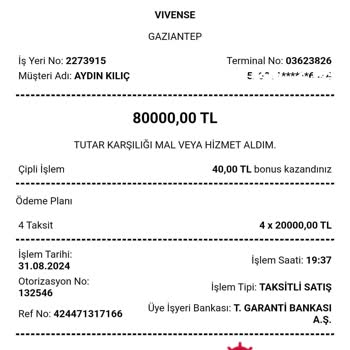 Vivense Ürün İademi Gerçekleştirmiyor