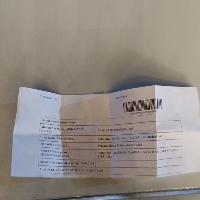 FLO Ayakkabı Garanti İşlemi FLO
