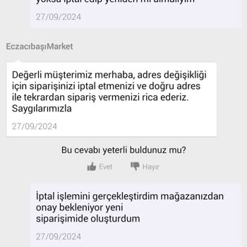 N11 Sipariş İptali Reddi