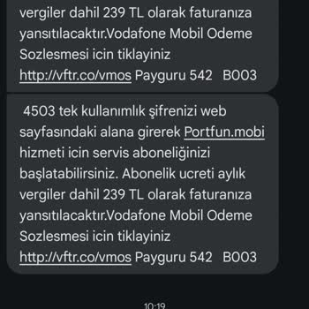 Portfun.mobi Ücret İadesi İstiyorum