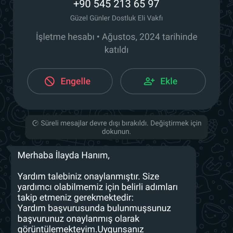 Güzel Günler Dostluk Eli Vakfı Yalan Söylüyorlar Burs Vereceğiz Diye İnsanlara Yalan Söylüyor Lar
