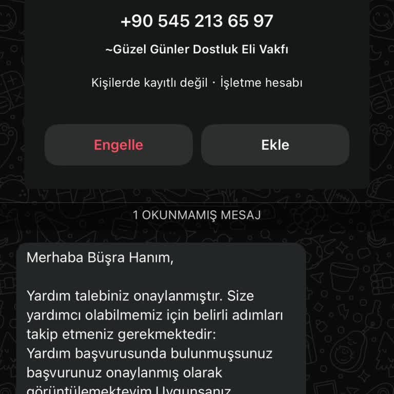 Güzel Günler Dostluk Eli Vakfına