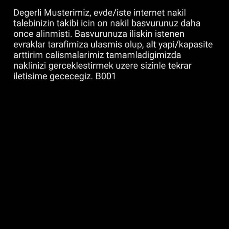 Türk Telekom Evde İnternet Nakil İşlemi Yapmıyor