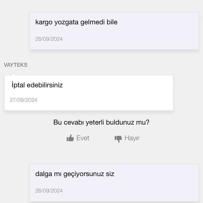 N11 Ve Aras Kargo Arasında Kaybolan Ürün Ve İade Sorunu