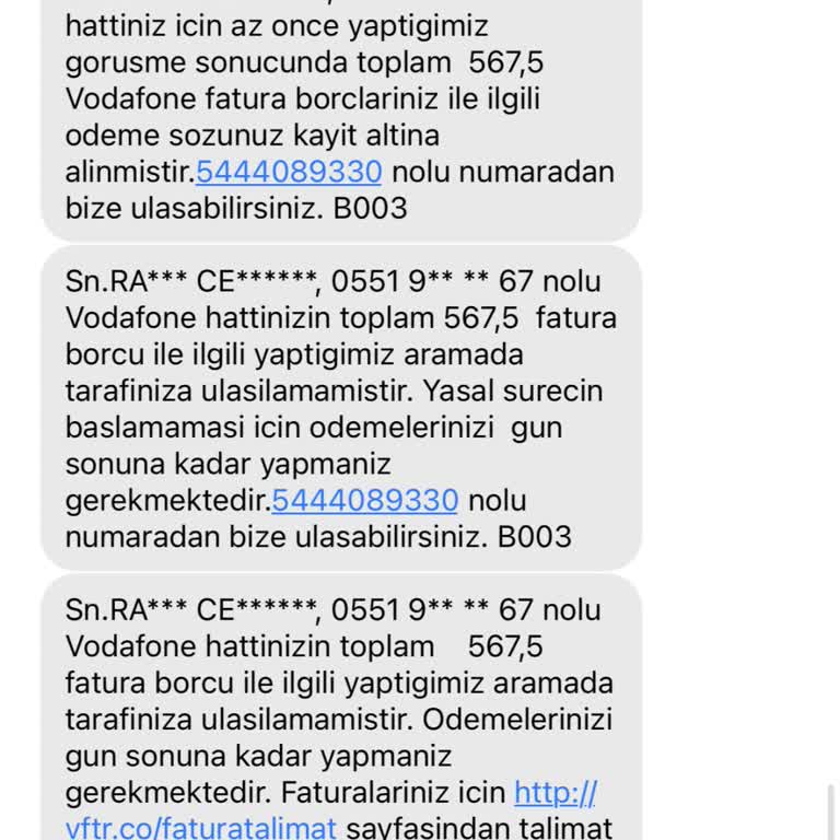 Vodafone'da Numara Değişikliği Kampanyası ve Kötüye Kullanım Sorunu