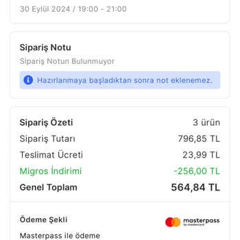 Koskoca Migros 4 Balıkla 4 Unu Gönderemedi