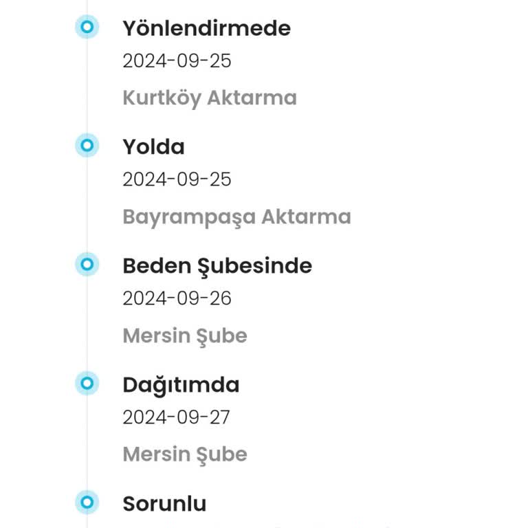 Kargoist Mersin Şubesi Gelmeyen Kargo Sorunlu Hatası
