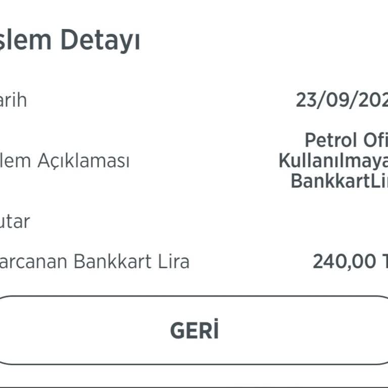 Ziraat Bankası Çekilen Bankkart Lira