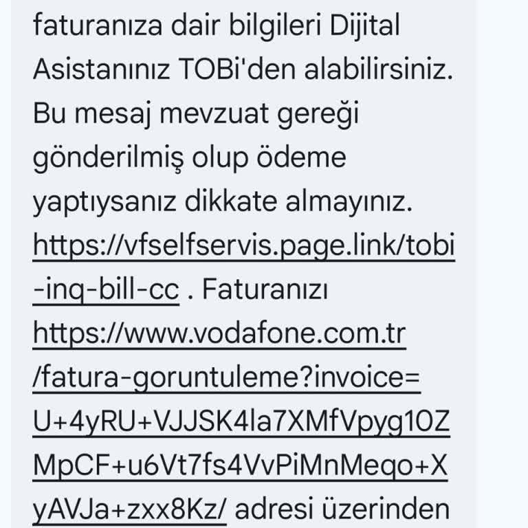 Vodafone Net Ödeyecek Durumum Yok Cayma Bedeli İçin Bilgilendirilmedim