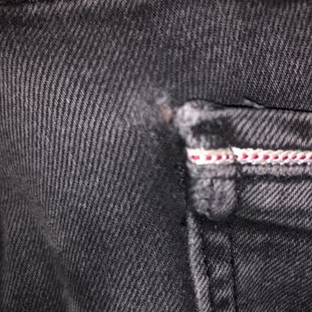 Mavi Kot Pantolon Deforme Olması