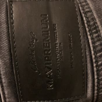 Mavi Kot Pantolon Deforme Olması