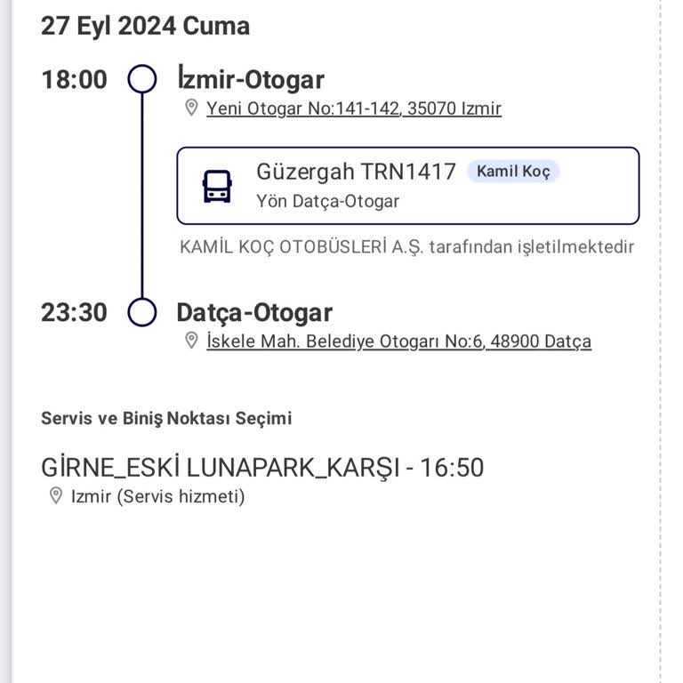 Kamil Koc Şoför Şikayeti