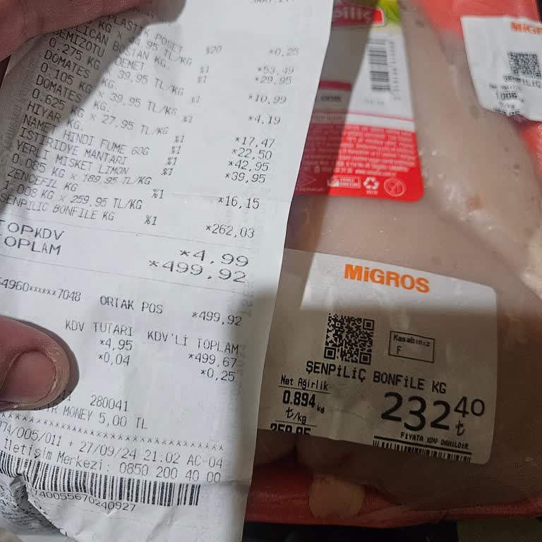 Migros Etiket Fiyatı İle Kasa Da Gecen Tutar Farklı