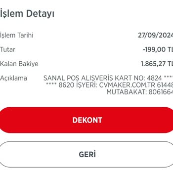 CV Marker Uygulamasında Beklenmedik Ücret Kesintisi