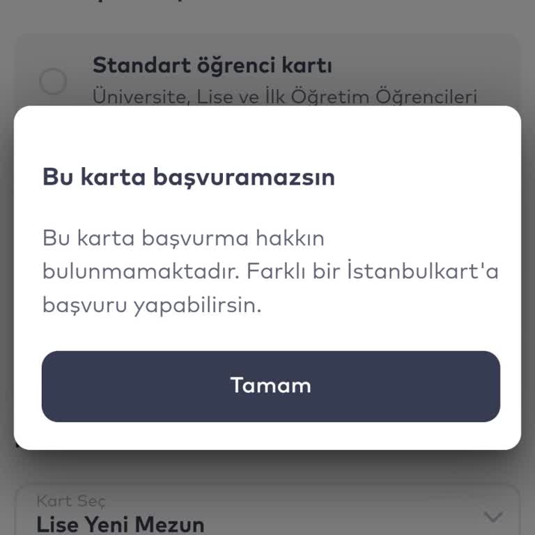 (Belbim) İstanbul Kart Şikayeti