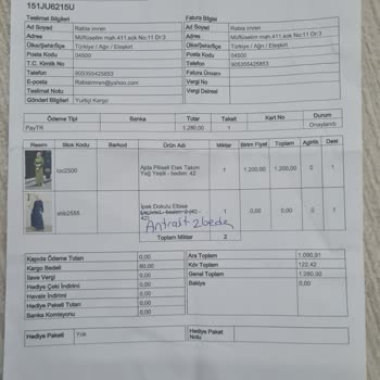 Emine Aydın Yanlış Beden Gönderimi Ve İade Sorunu Yaşadım