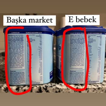 Ebebek Sahte Mama Satıyor