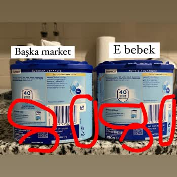 Ebebek Sahte Mama Satıyor