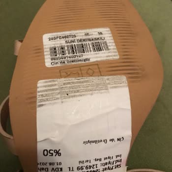 Derimod Kusurlu Ürün Gönderilmiş