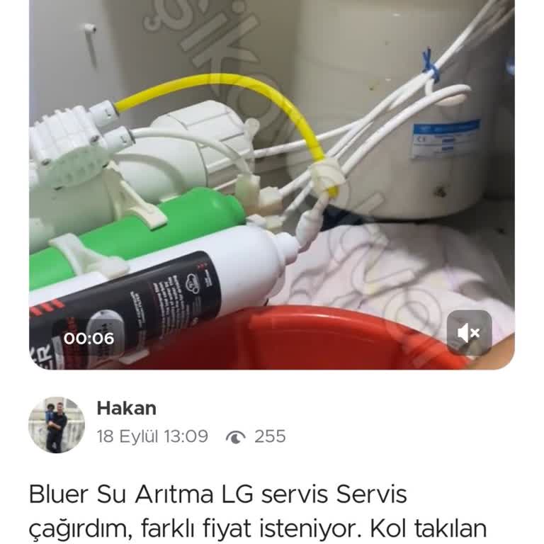 Bluer Su Arıtma LG Servis İftira Atılıyor Marka Kötülemek Amaçlı