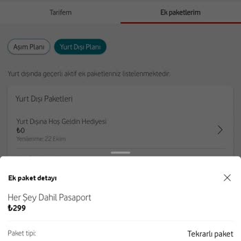 Vodafone Ek Paket Sorunu ve Bilgilendirme Eksikliği