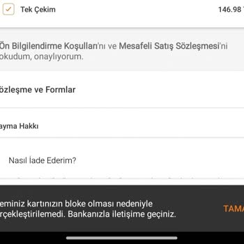 Hepsiburada Kartımın Bloke Edilip Bizde Görünmüyor Denilmesi