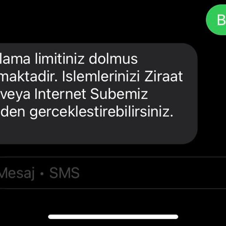Ziraat Bankası 4747 Sorgulama Limiti