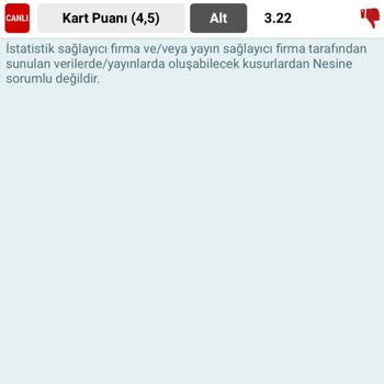 Nesine Skor Yanıltmacası Bahisimi Kaybettim.