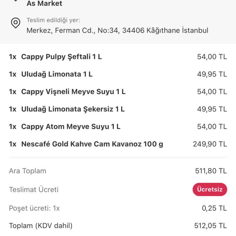 Yemek Sepeti Para İadesinin Yapılmaması