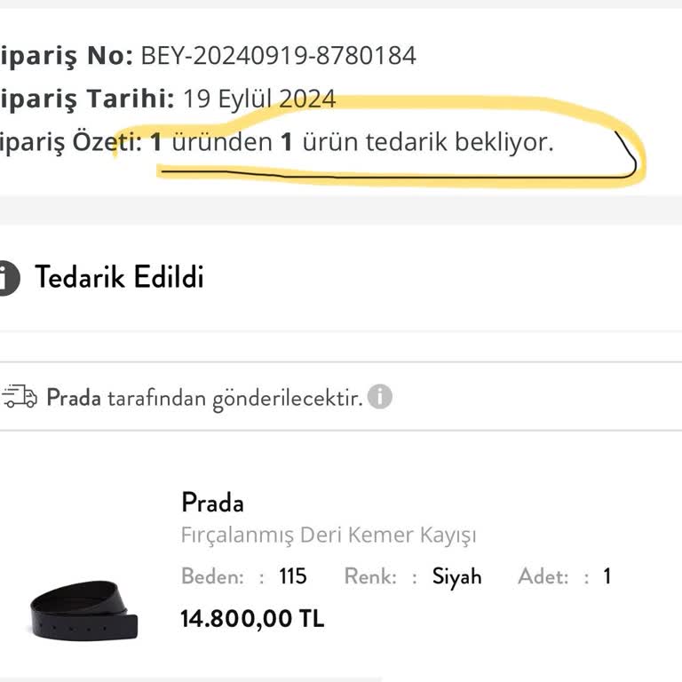 Beymen.com Eksik Sipariş Teslimatı