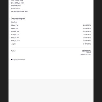 Hotels.com Kredi Kartımdan Fazla Ücret Alındı.